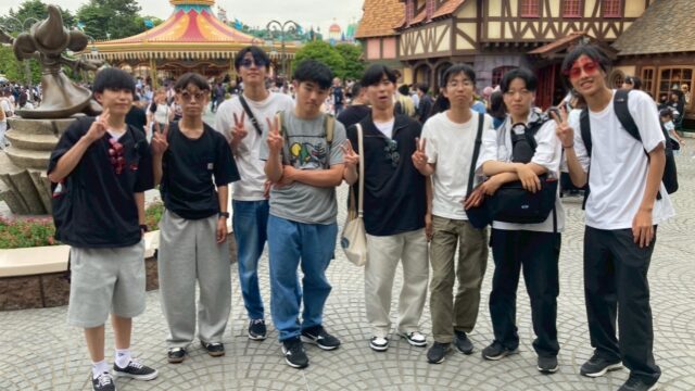 修学旅行【関東方面】ディズニーランド堪能中