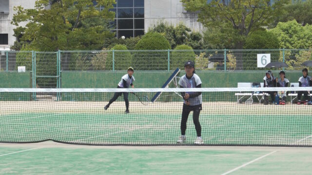 【ソフトテニス部】岡山市総体 女子団体第3位
