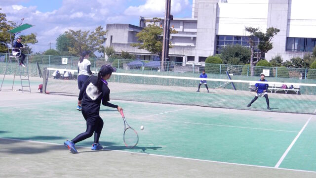 【ソフトテニス部】県新人予選 女子個人ベスト８
