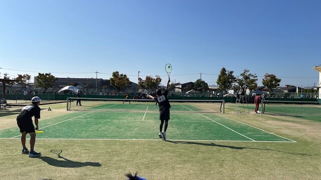 【ソフトテニス部】県新人戦(団体)男子ベスト16