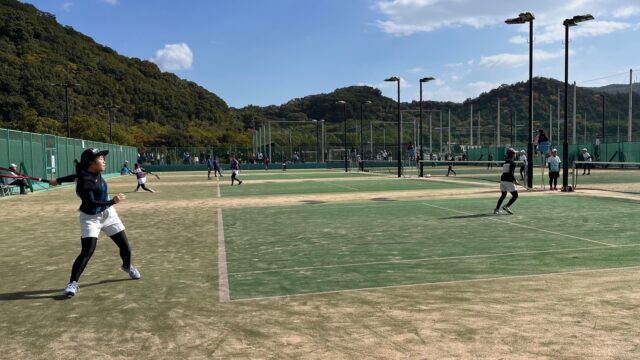 【ソフトテニス部】県新人戦 男子個人ベスト24，女子個人ベスト32