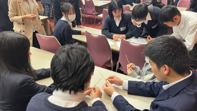 令和6年度岡山県ユネスコスクール高等学校ネットワーク協議会実践交流会に参加しました