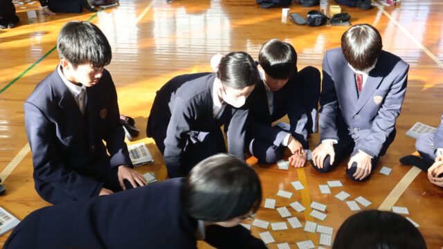 Ⅰ年生百人一首大会