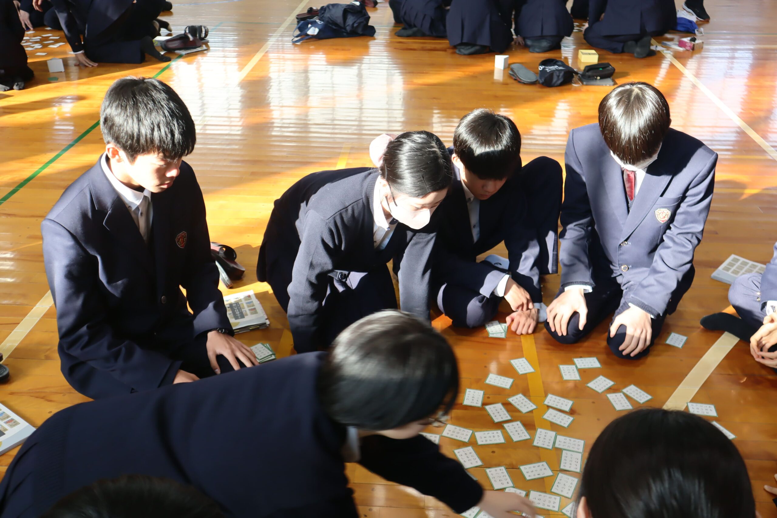 Ⅰ年生百人一首大会 | 岡山県立岡山一宮高等学校