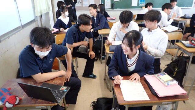 【課題研究情報交換会】先輩の言葉が、探究のスタートを後押し！