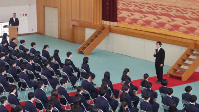 1年生の4月の生活について