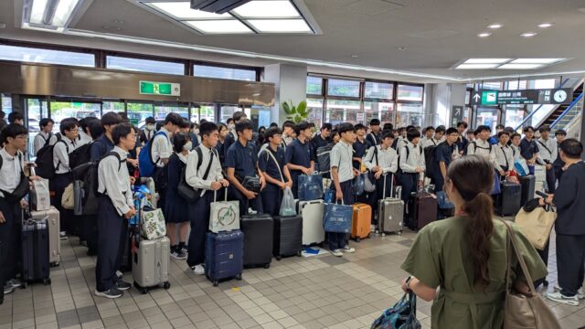 修学旅行【北海道】岡山空港〜学校