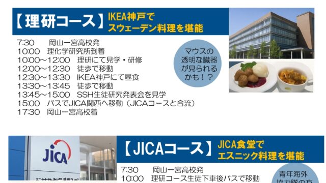 分野別探究研修に向けて事前研修を実施しました