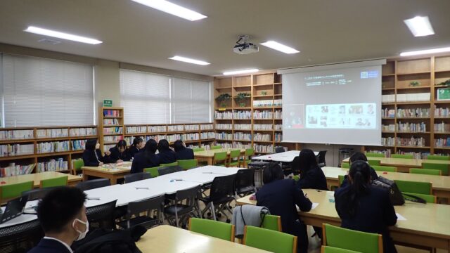 SSHエンハンスプロジェクトー東大理学部「高校生のための冬休み講座」を校内で実施しました